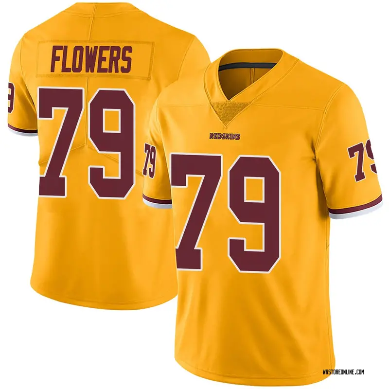 Youth Ereck Flowers Washington Football Team Color Rush Jersey - Gold Limited